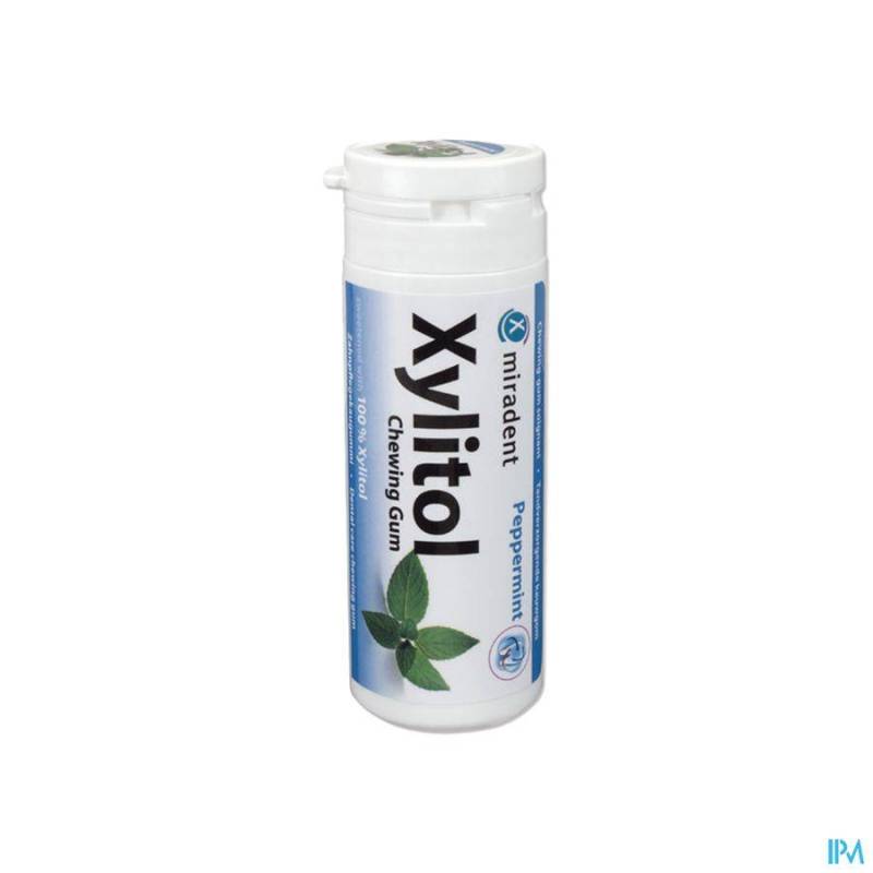 MIRADENT CHEWING GUM XYLITOL MENTHE POIVREE SS 30