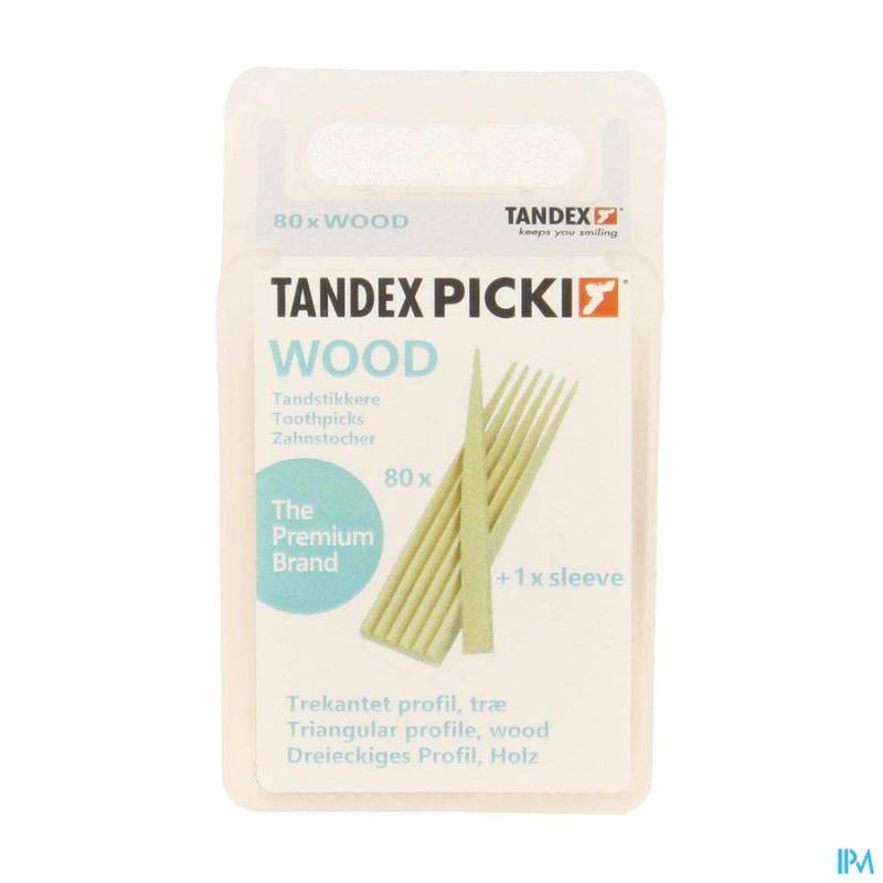 Tandex Toothpicks Wood 80