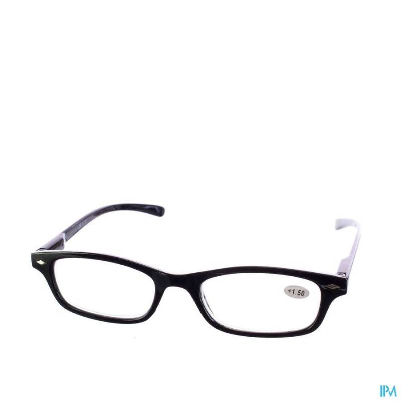 PHARMAGLASSES LUNETTES LECTURE DIOP.+1.50 BLACK