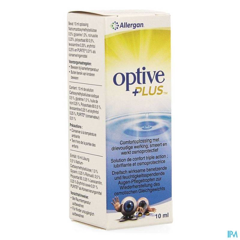 Optive Plus Druppels 10ml