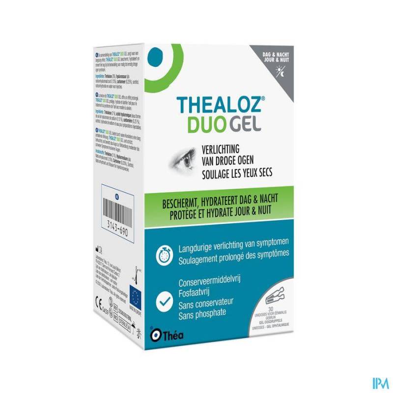 THEALOZ DUO GEL OCULAIRES 30X0,4G