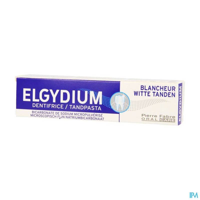 ELGYDIUM DENTIFRICE BLANCHEUR 75ML