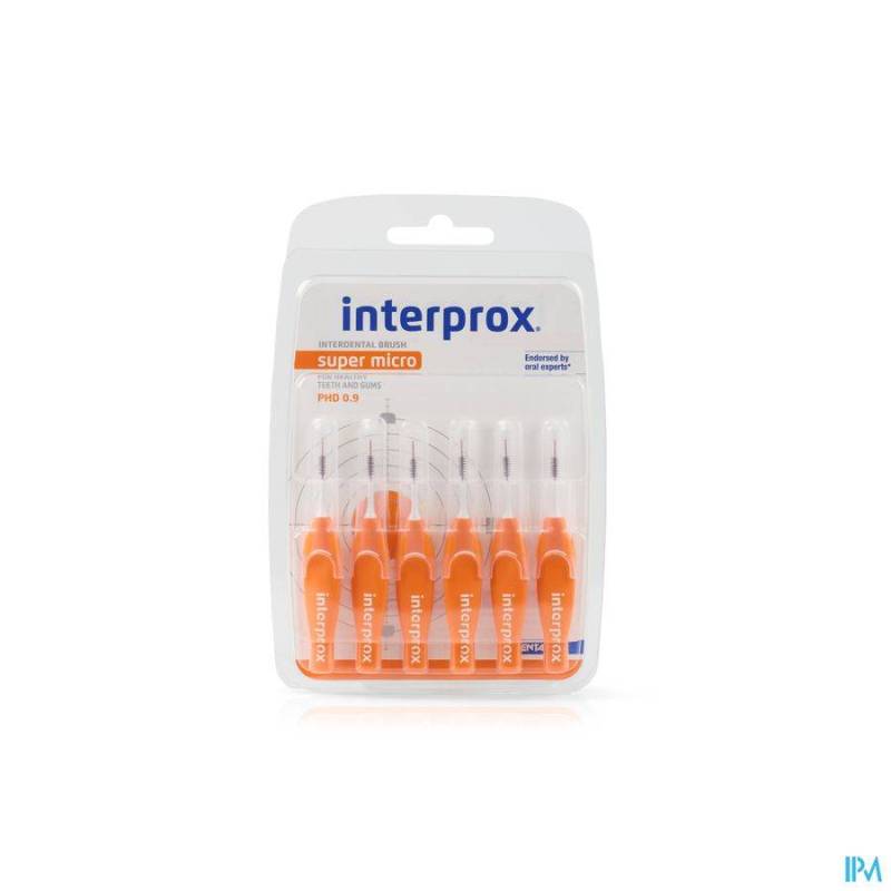 Interprox Premium Brush Interdentaal Super Micro Oranje 2,0mm 6 Stuks