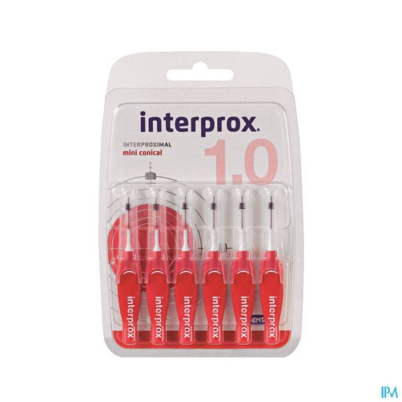 INTERPROX MINI CONICAL ROUGE 2-4MM 31195