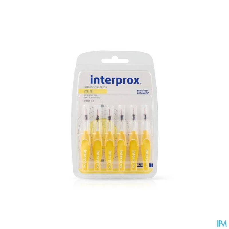 Interprox Premium Brush Interdentaal Mini Geel 3mm 6 Stuks