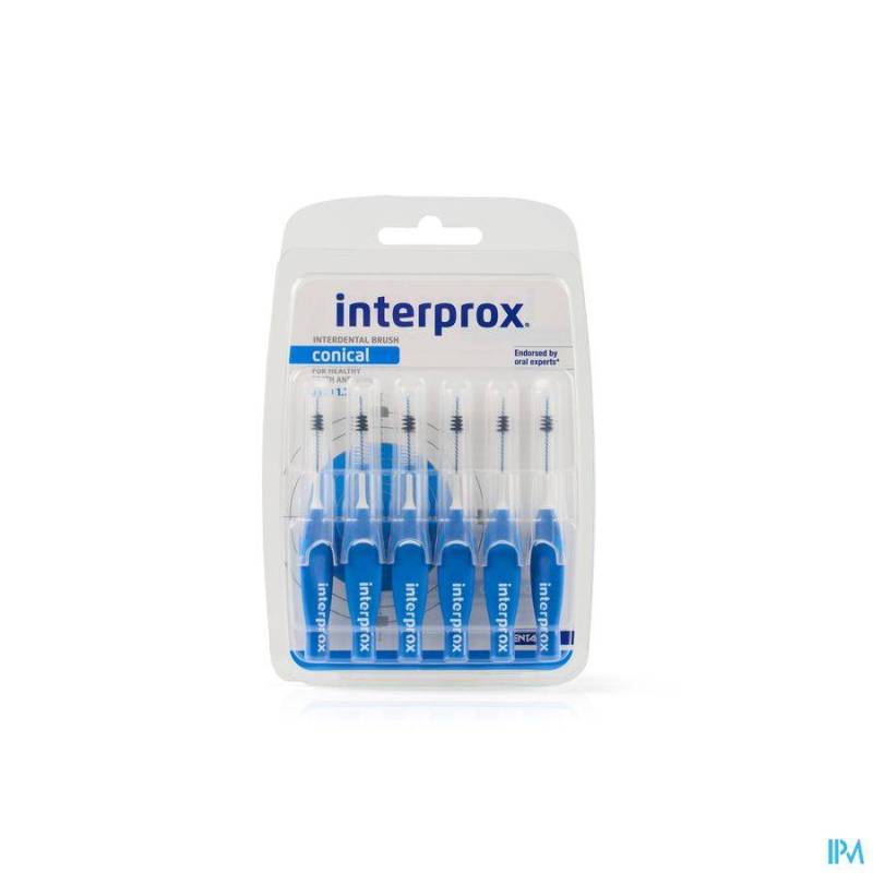 Interprox Premium Brush Interdentaal Conisch Blauw 3,5-6mm 6 Stuks