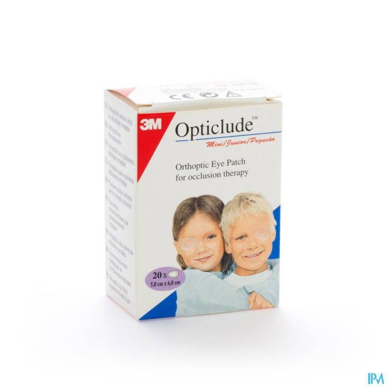 OPTICLUDE 3M JUNIOR CP OCULAIRE 63MMX48MM 20 1537