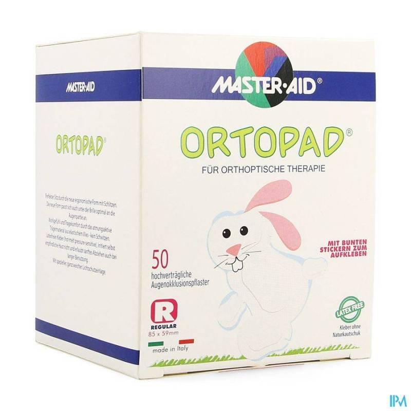 Ortopad Wit Regular Oogpleister 50