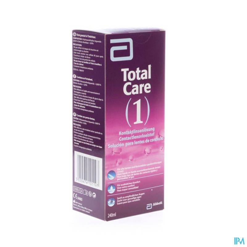 Total Care 1 All-in-one Harde Lens 240ml+lenscase