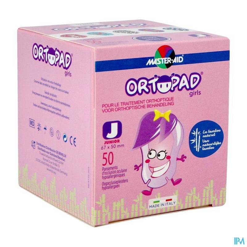 ORTOPAD JUNIOR FOR GIRLS COMPRESSE OCUL. 50 73221