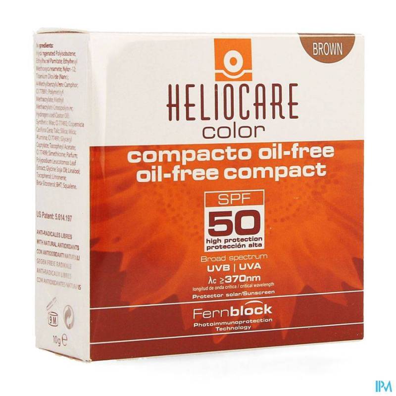 HELIOCARE COMPACT OIL-FREE IP50 BROWN 10G