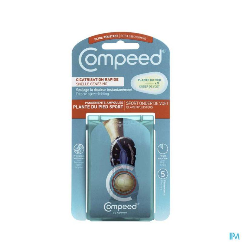 COMPEED AMPOULES PLANTE DU PIED PATCH 5