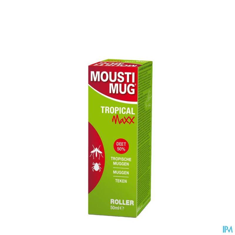 moustimug tropical maxx 50% DEET rol.50ml