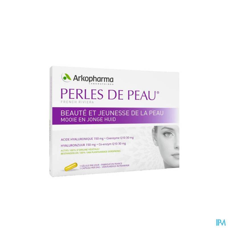 PERLES DE PEAU ACIDE HYALURON.+COENZYME Q10 CAPS30