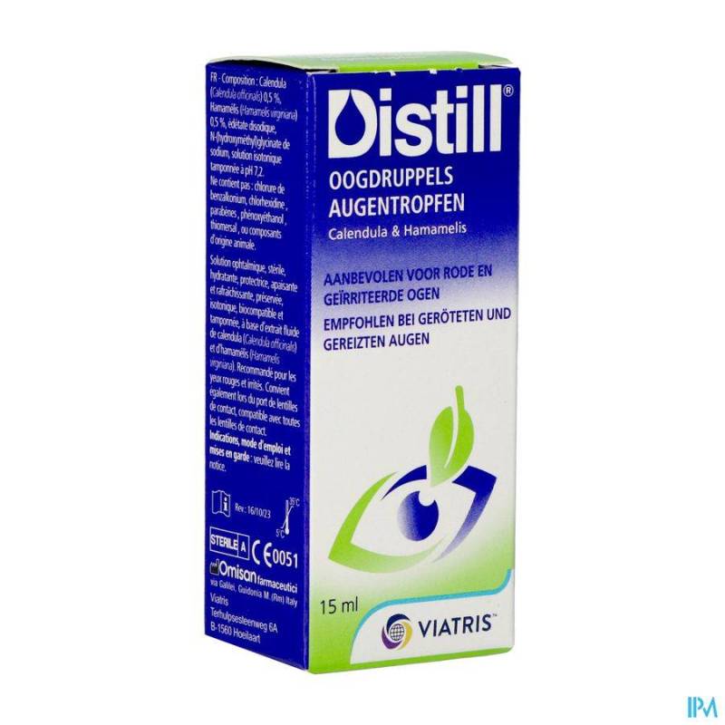 Distill Geirriteerde Ogen Collyre Fl 15ml