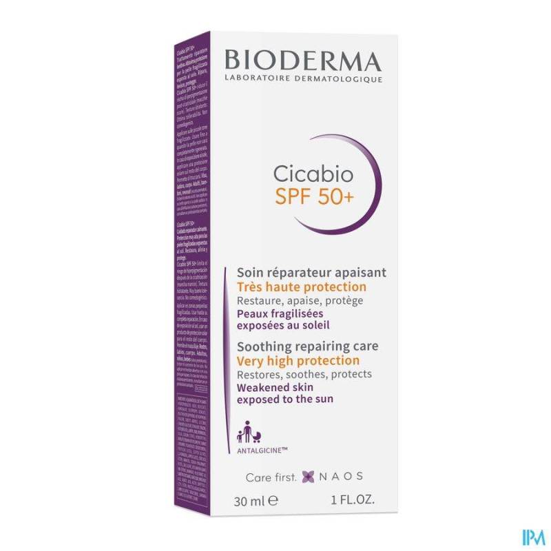 BIODERMA CICABIO SPF50+ CR REPAR. APAISANTE 30ML