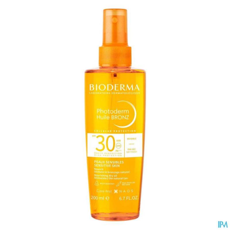 Bioderma Photoderm Bronz SPF30 Droge Olie Spray 200ml