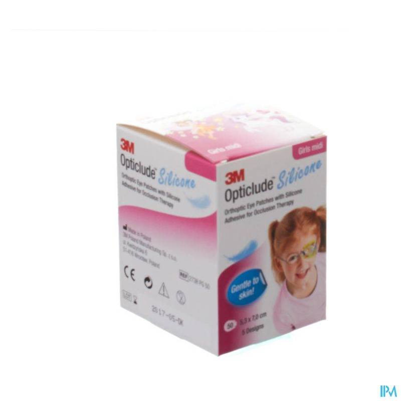 OPTICLUDE 3M SILICONE EYE PATCH GIRL MIDI 50