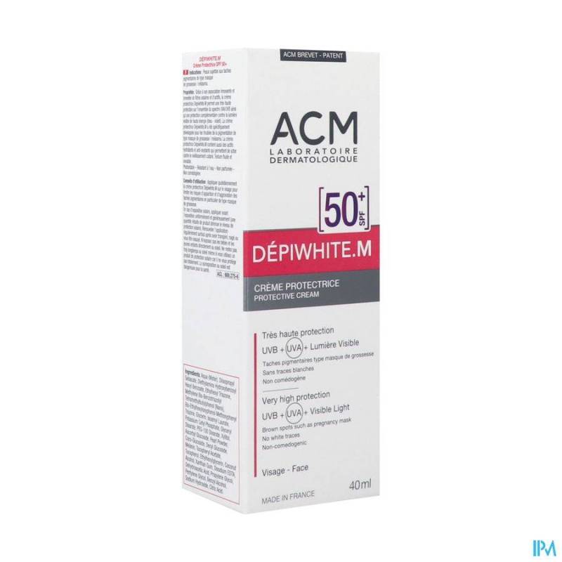 Depiwhite M Ecran Zon Creme Pompfl 50ml