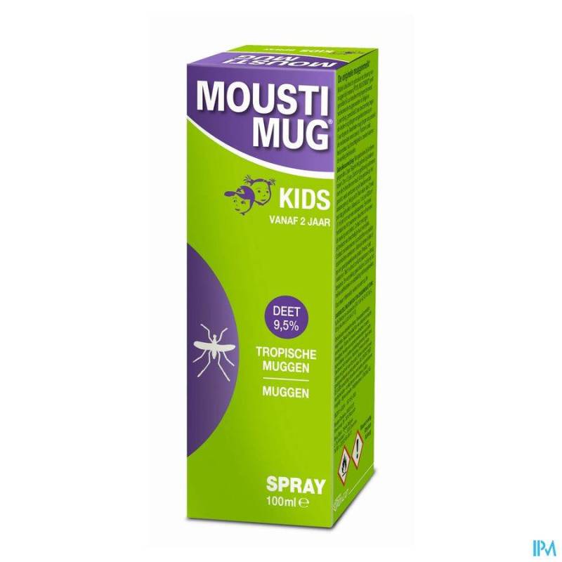 moustimug 9,5% deet spray 100ml