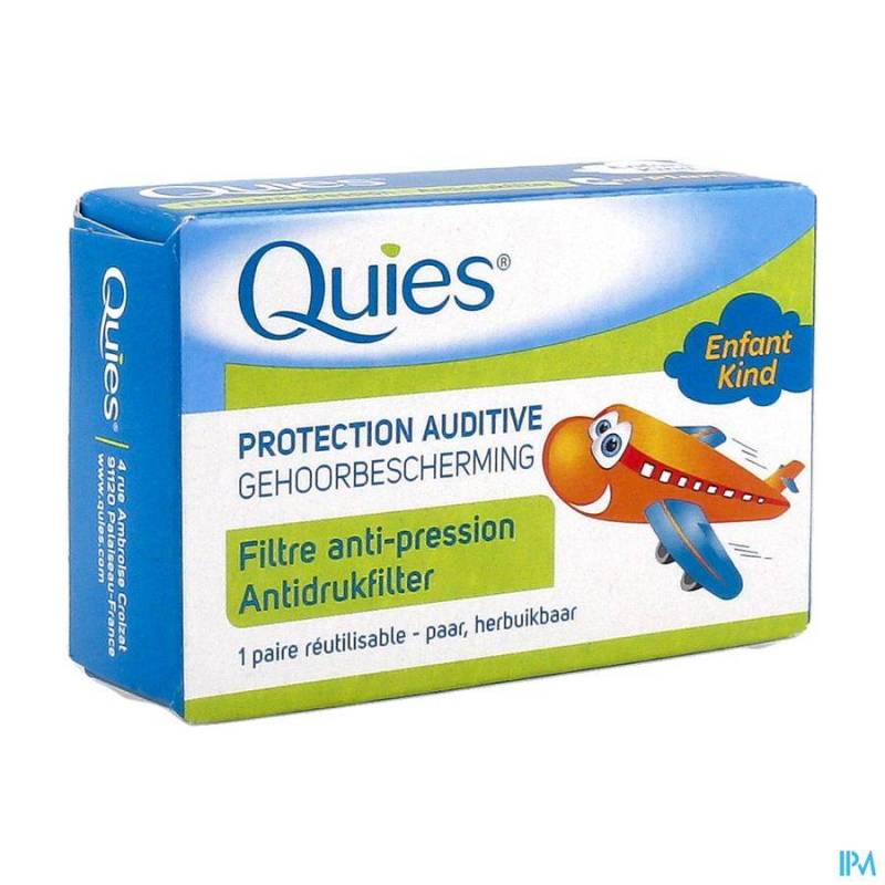 QUIES PROTECTION AUDITIVE EARPLANES ENF 1 PAIRE