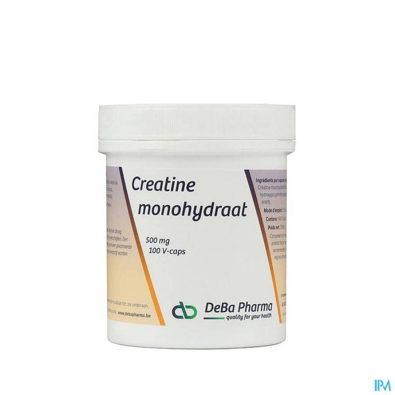 Creatine Monohydraat Caps 100x500mg Deba