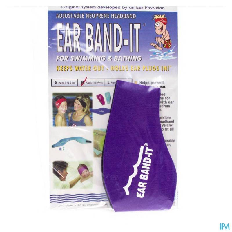 Ear Band-it Zwemmen Neopreen Medium