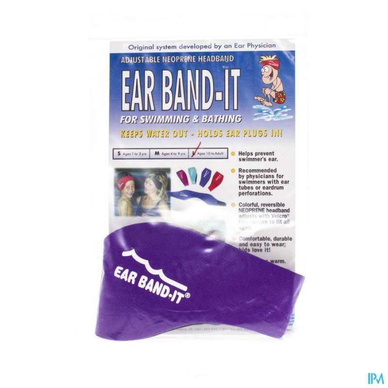 Ear Band-it Zwemmen Neopreen Large