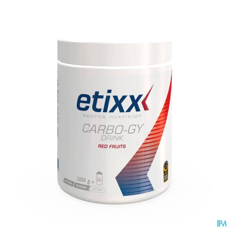 Etixx Carbo Gy Red Fruits Poeder Pot 1000g