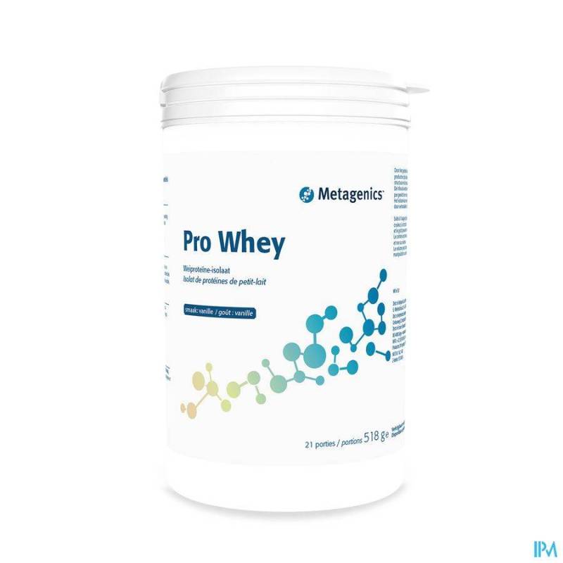 Pro Whey Vanille Nf Poeder 21port. Metagenics