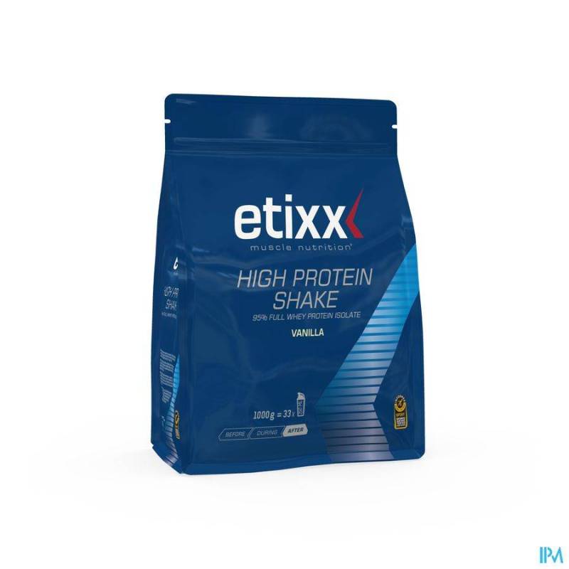 ETIXX HIGH PROTEIN SHAKE VANILLA 1000G