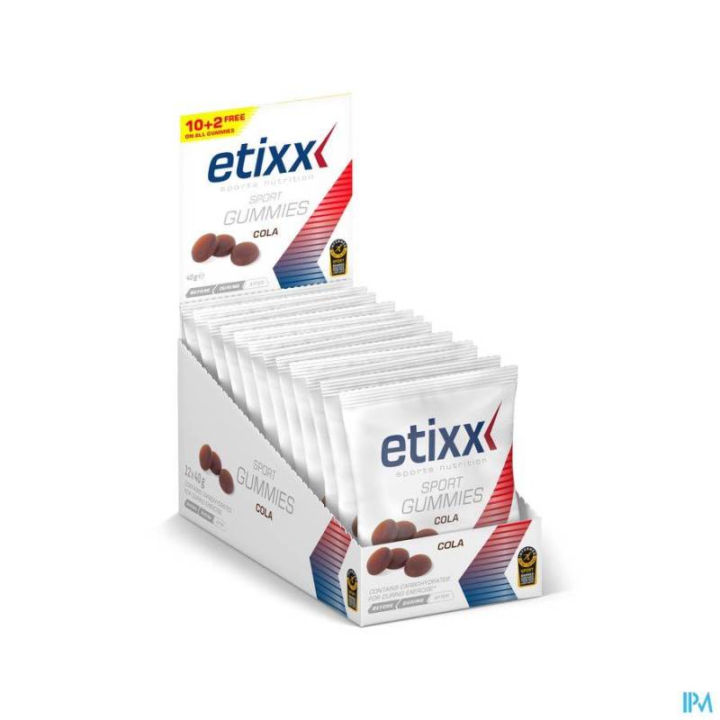 ETIXX SPORT GUMMIES 12X40G