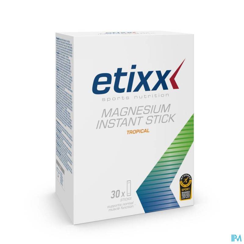 ETIXX MAGNESIUM INSTANT TROPICAL STICKS 30