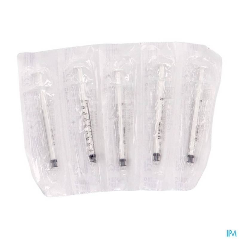 BD PLASTIPAK SERINGUE LUER TUBERC. 1ML 10 303172