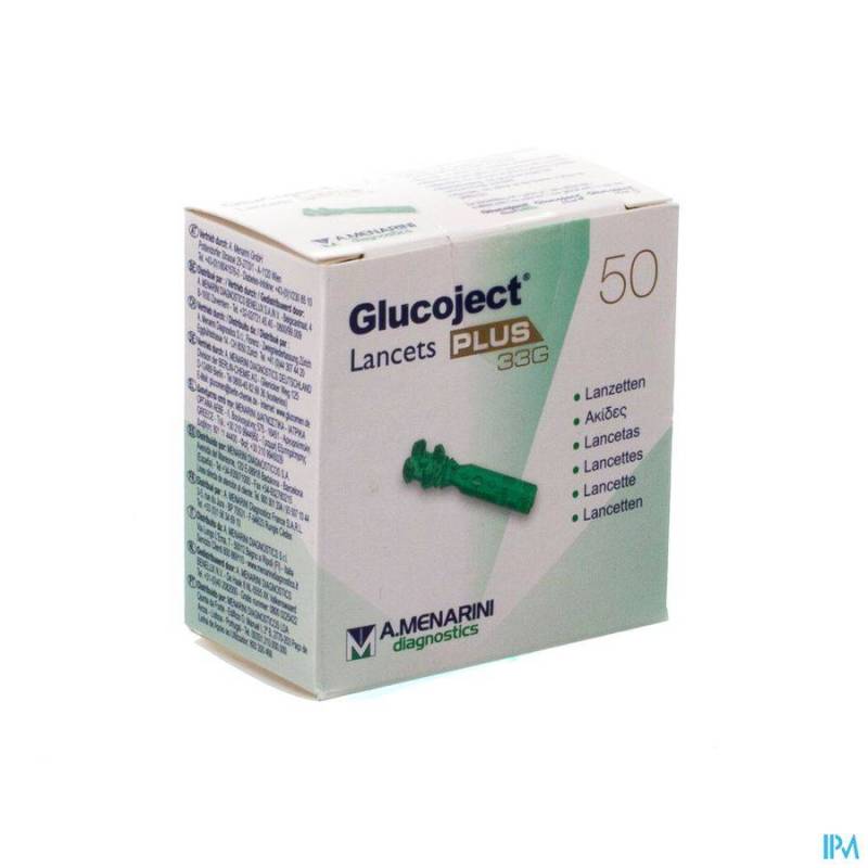 Glucoject Lancets Plus 33g 50 44118