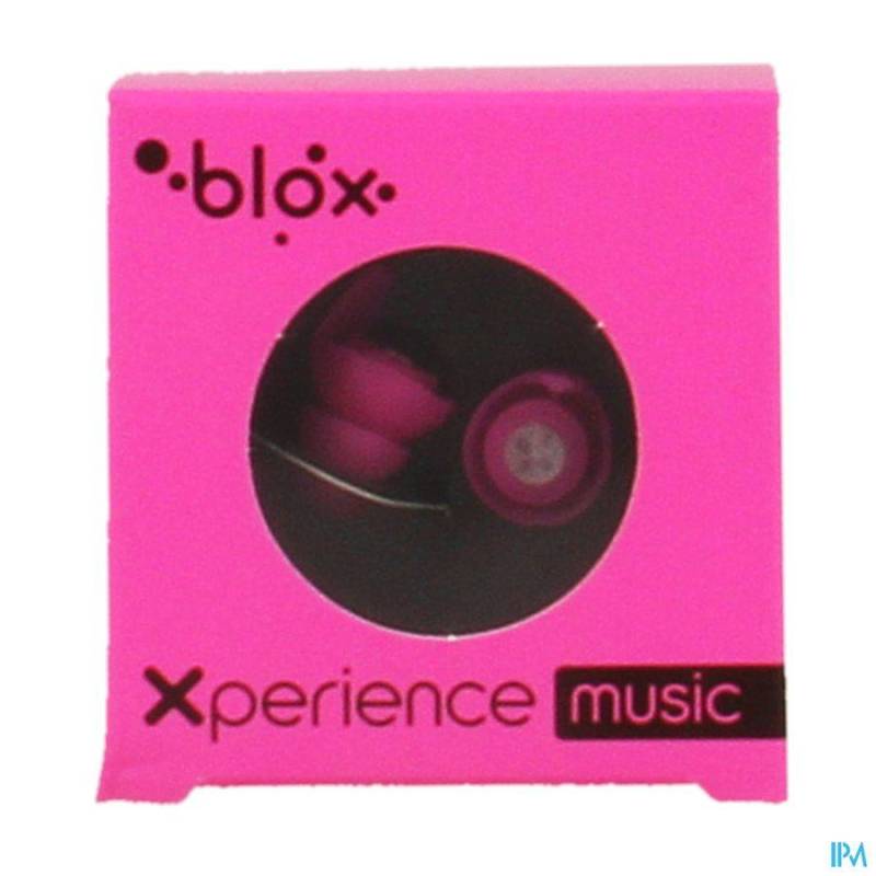 BLOX XPERIENCE MUSIC BOUCH.OR. ROSE FLUO 1 PAIRE