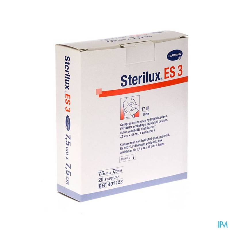 STERILUX ES3 CP STER 8PL 7,5X 7,5CM 20 4011239