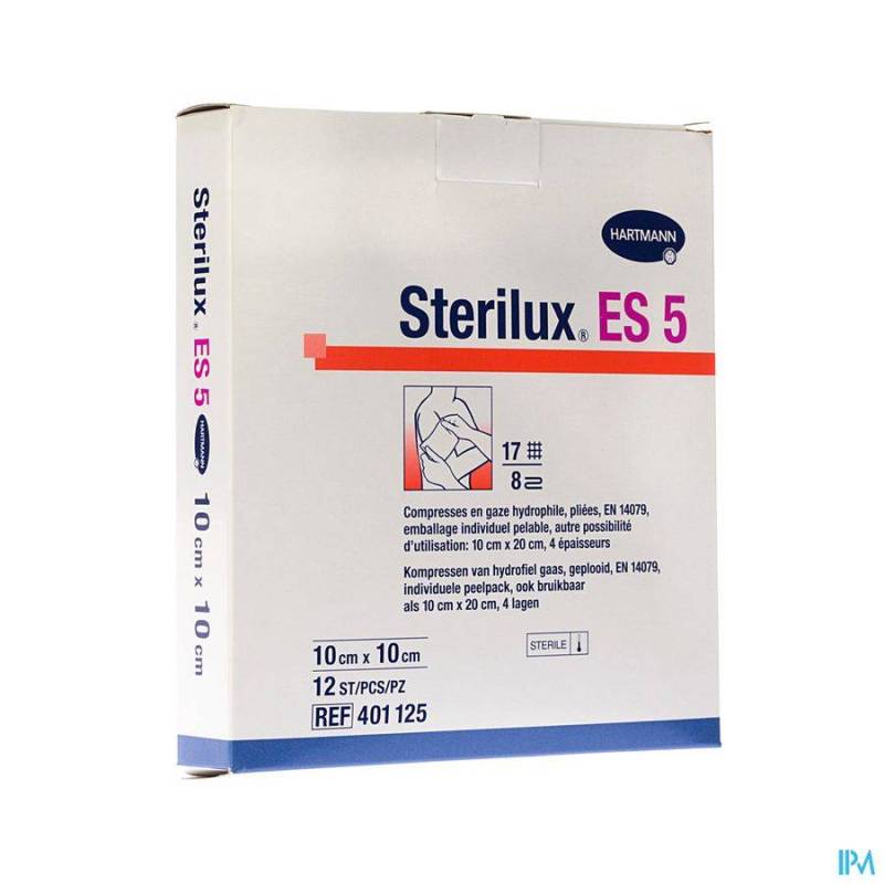 STERILUX ES5 CP STER 8PL 10,0X10,0CM 12 4011259