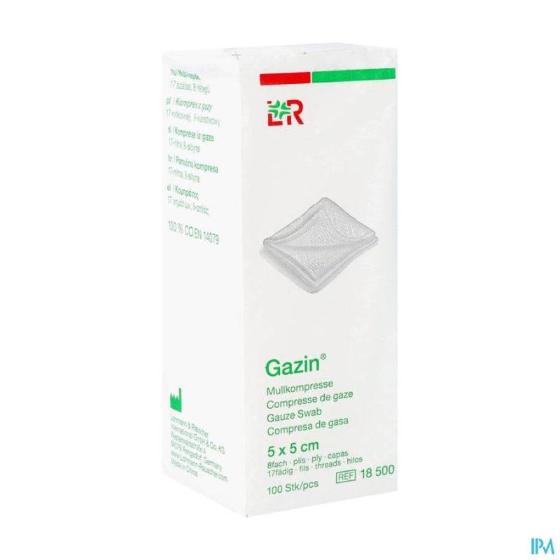 GAZIN CP N/STER 8P 5,0X 5,0CM 100 18500