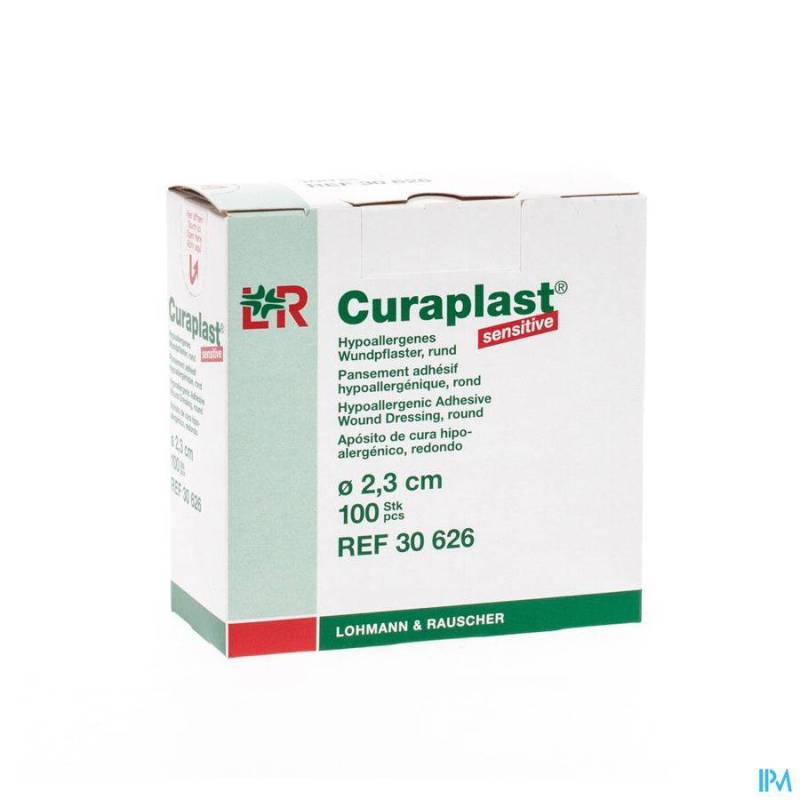 CURAPLAST SENSITIV ROND DIAM.2,3CM SPOTS 100 30626