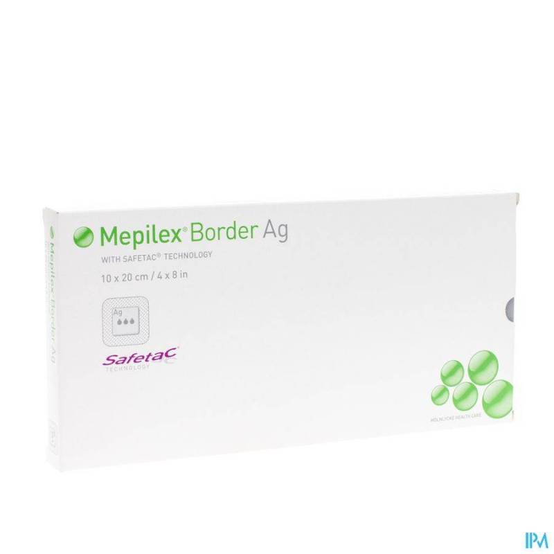 MEPILEX BORDER AG PANS STER 10,0X20,0 5 395800