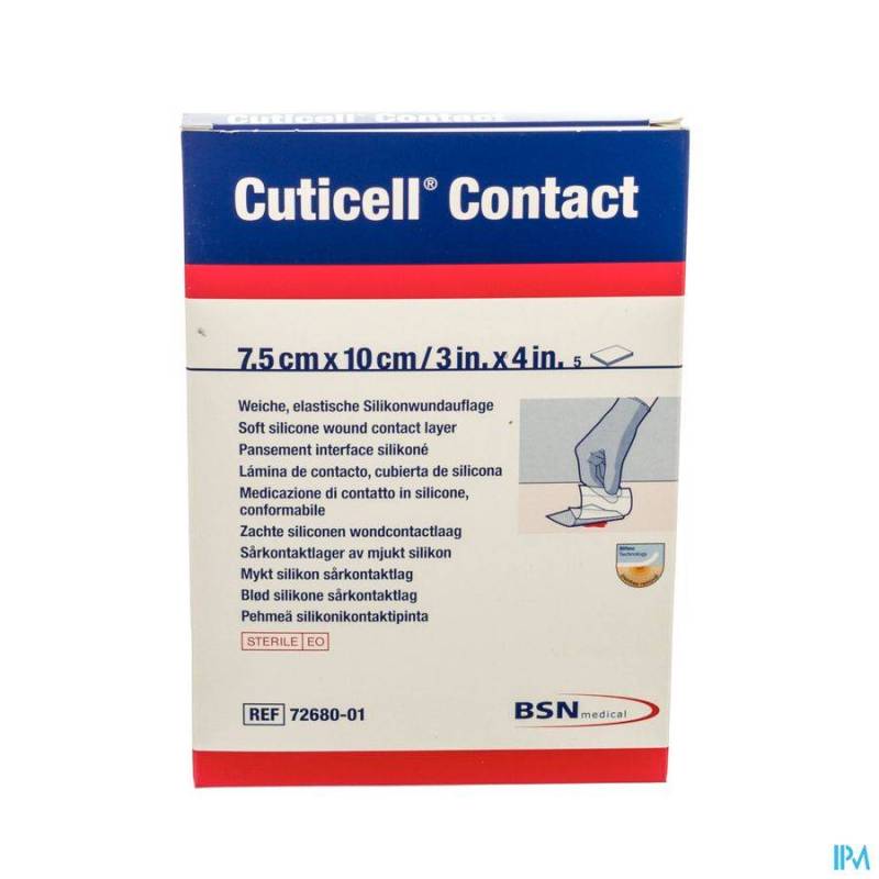 CUTICELL CONTACT 7,5X10,0CM 5 7268001