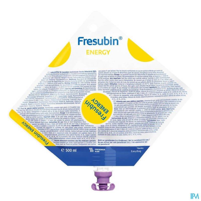 FRESUBIN ENERGY EASYBAG 500ML 7368221