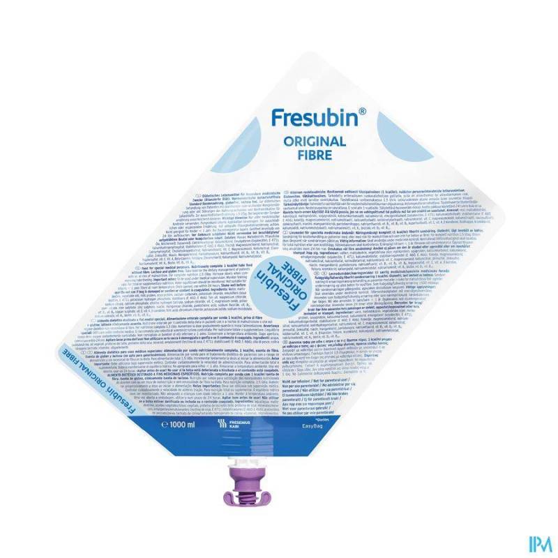 FRESUBIN ORIGINAL FIBRE EASYBAG 1000ML 7527231