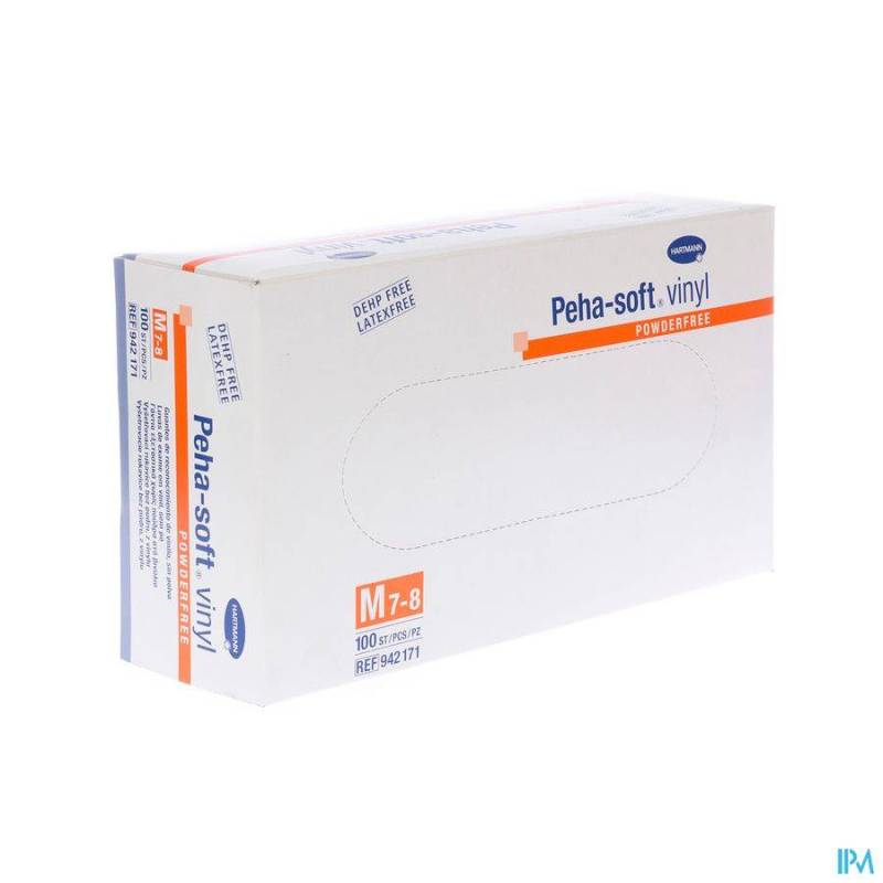 Peha Soft Handschoen Vinyl Poedervrij S 9421708