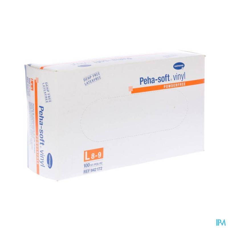 Peha Soft Handschoen Vinyl Poedervrij l 9421728