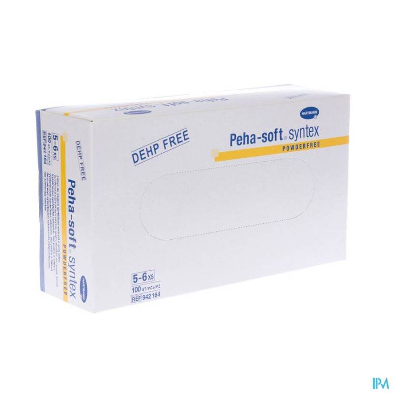 Peha Soft Handschoen Syntex Pdrvrij Xs 100 9421641