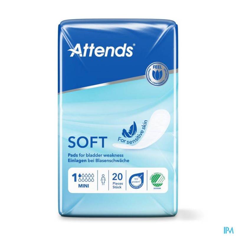 ATTENDS SOFT 1 MINI COUCHE ANATOM. 1X20