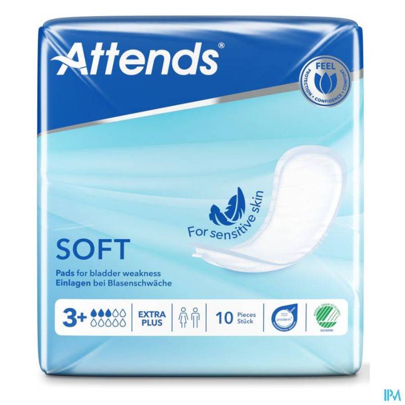 ATTENDS SOFT 3 EXTRA PLUS COUCHE ANATOM. 1X10