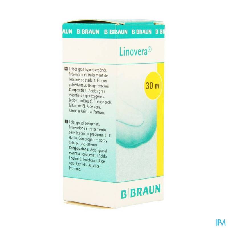 LINOVERA HUILE A/ESCARRES TYPE 1 FL PULV. 30ML